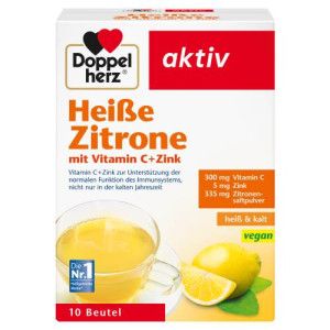 DOPPELHERZ heiße Zitrone Vitamin C+Zink Granulat