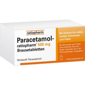 PARACETAMOL-ratiopharm 500 mg Brausetabletten