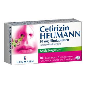 CETIRIZIN Heumann 10 mg Filmtabletten